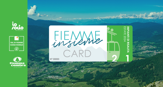 Fiemme Insieme Card: la carta multiservizi dedicata ai soci